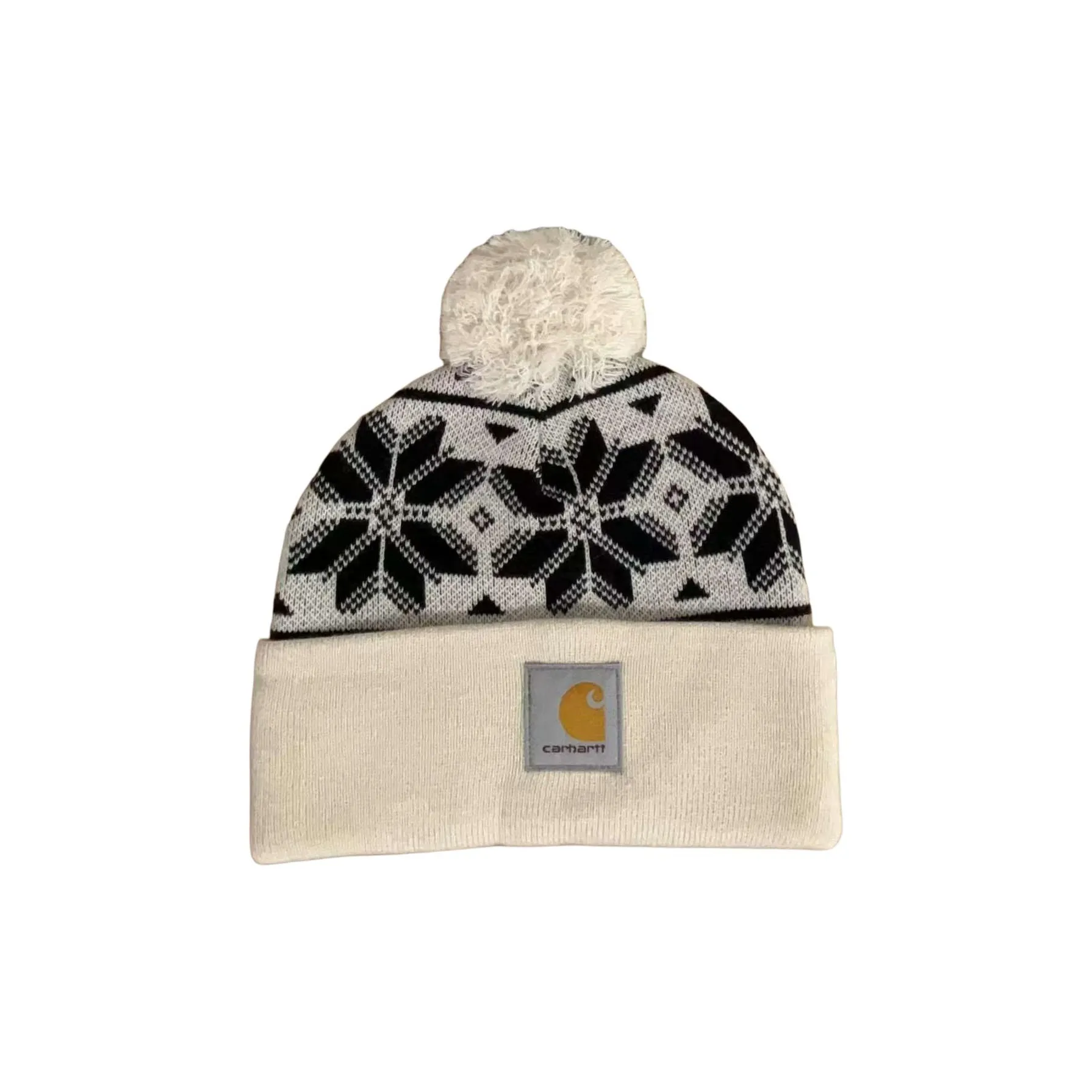 Carhartt Акриловые шапки-бини унисекс овсяного молока