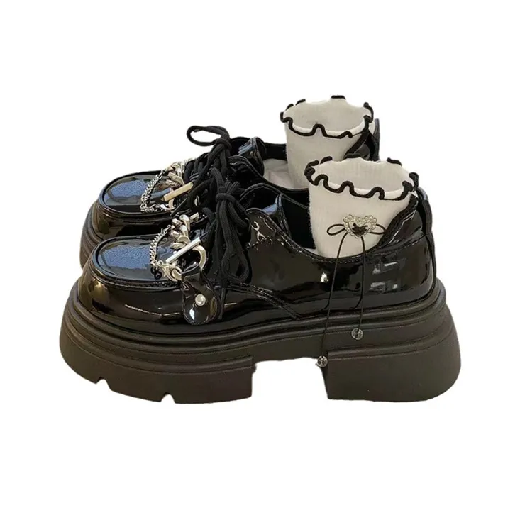 LIANGHUO Лоферы Черные Женские