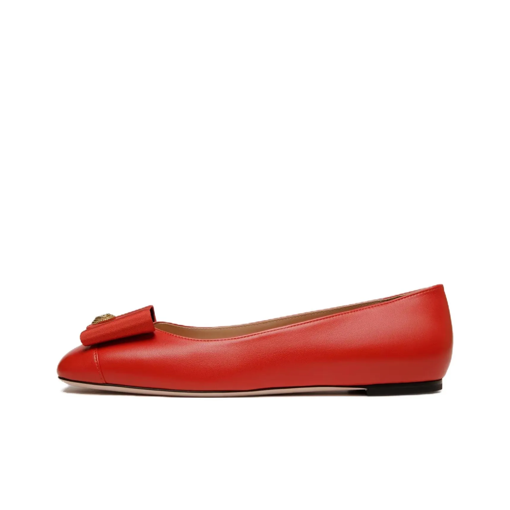 BALLY B Bow Casual Single Shoes Women's Red