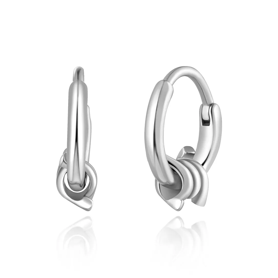 Серьги DH7 из титанового стального сплава унисекс