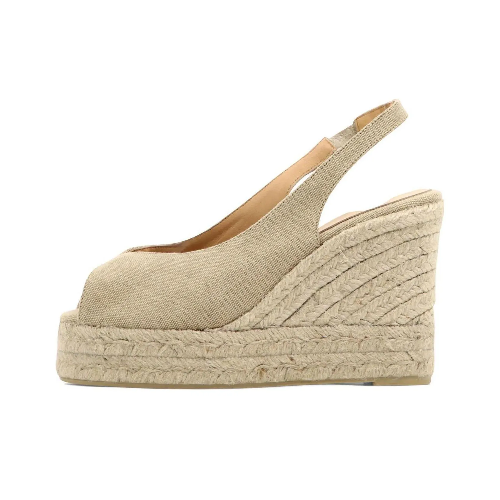 Castañer Клин-каблук Высокие каблуки Женские Бежевый