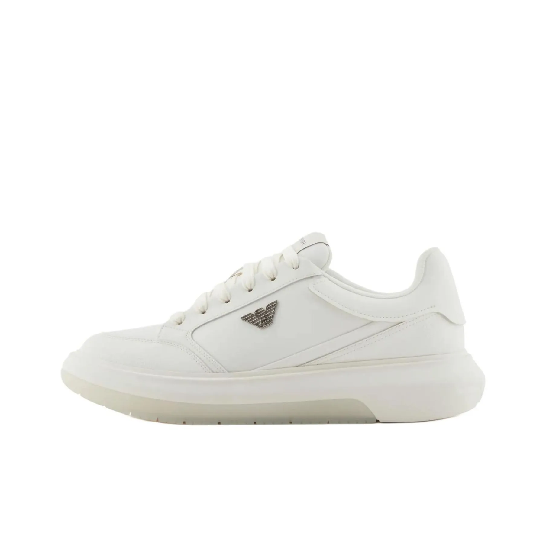 EMPORIO ARMANI Logo Plaque Lace Up Sneakers