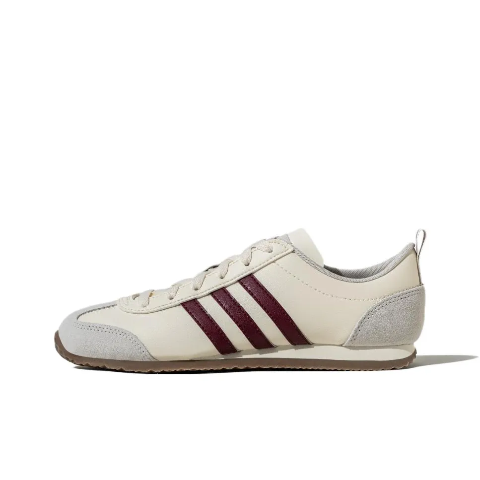 Adidas VS JOG 2,0 Устойчивый к истиранию Низкий Топ Casual Унисекс Белый Красный