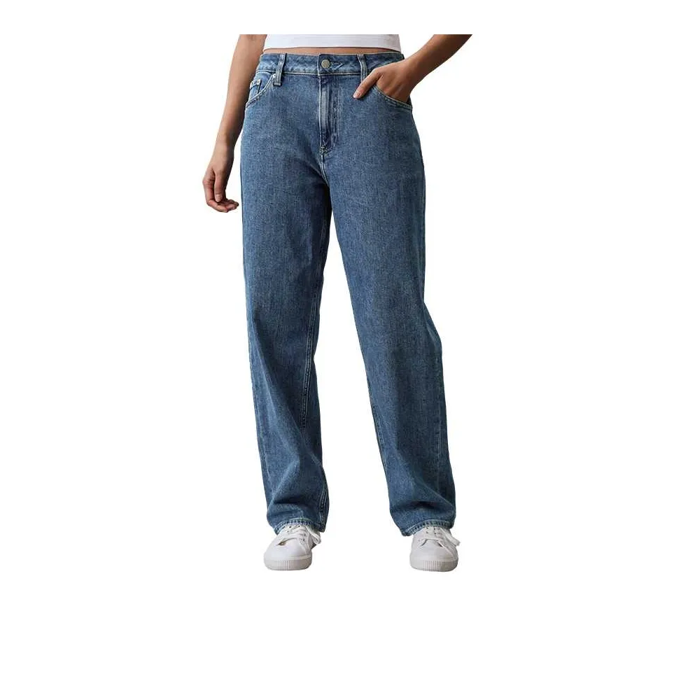CALVIN KLEIN SS23 Fork 90 Series Jeans Women's Denim Blue