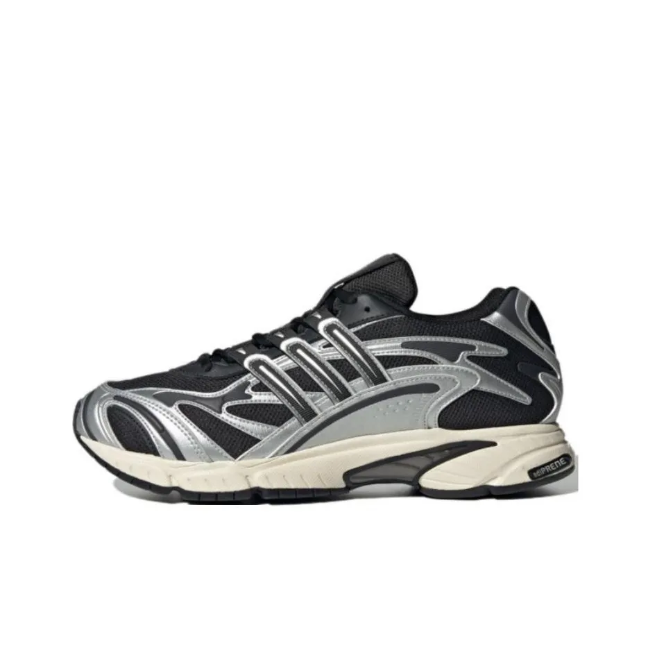 Adidas Originals Temper Run 2.0 Anti Slip Wear Resistant Low Top Chunky Sneakers Unisex Black