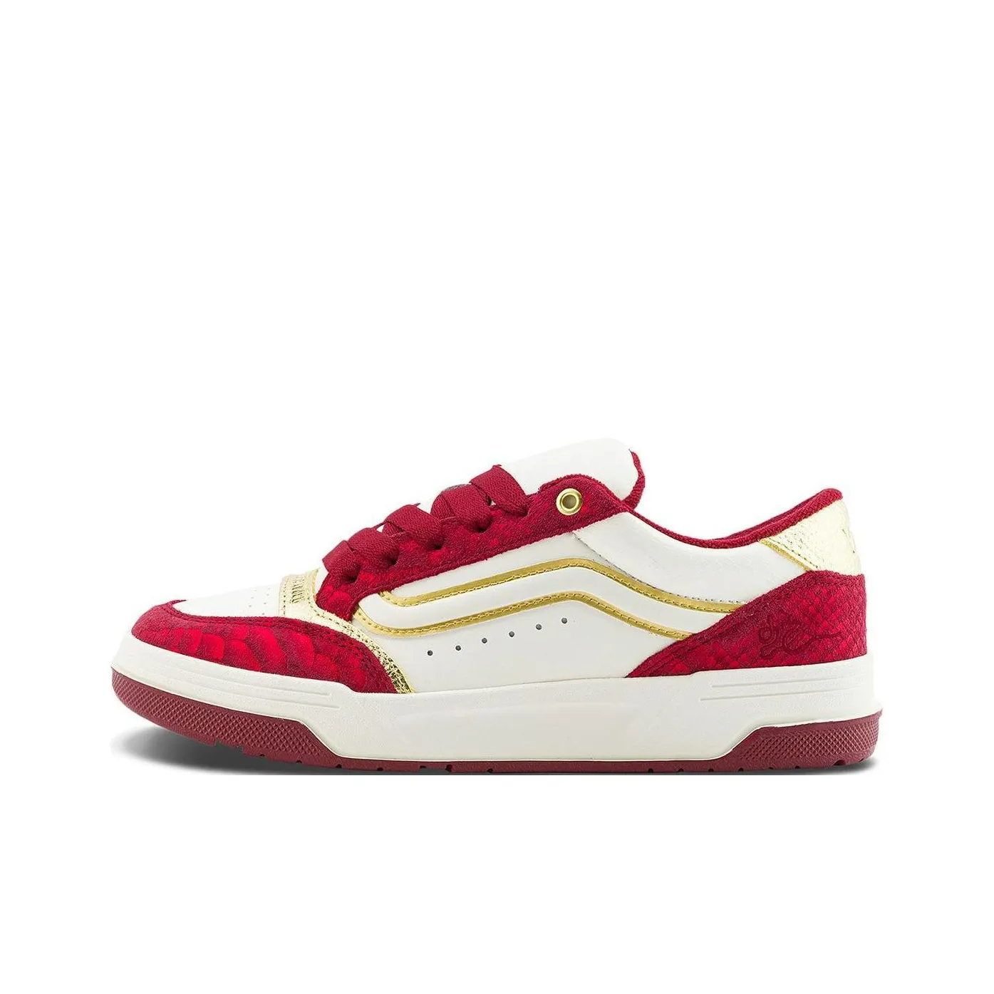 VANS HYLANE Collection Низкие Кроссовки для скейтбординга Унисекс Красный Бежевый