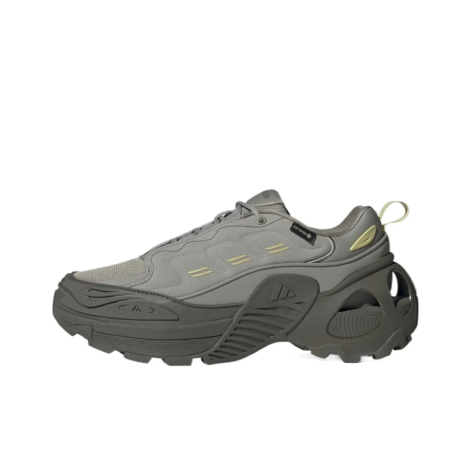 Adidas Wonder Runner Slip-Resistant Низкие Беговые Кроссовки Унисекс Слоистый Оливково-Зеленый Светло-Золотистый Каменный Серебристо-Серый