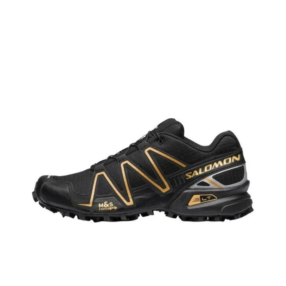 SALOMON Speedcross 3 Anti Slip Wear Resistant Low Top Casual Shoes Unisex Black