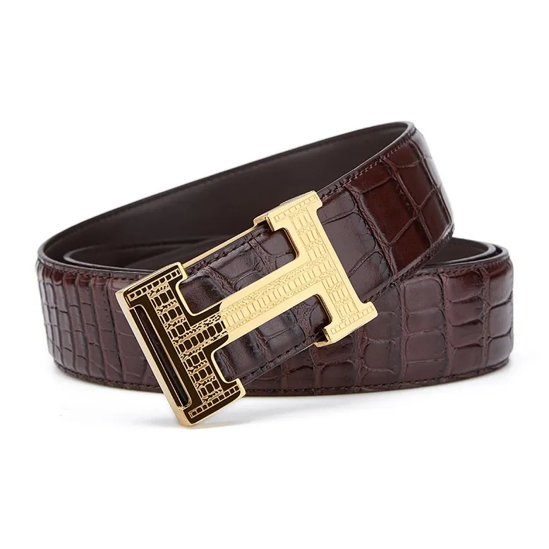 Cheekkiss Ремни из коровьей кожи Мужской Офисный стиль Бизнес Ремень Набор в подарочной коробке 3,8 см