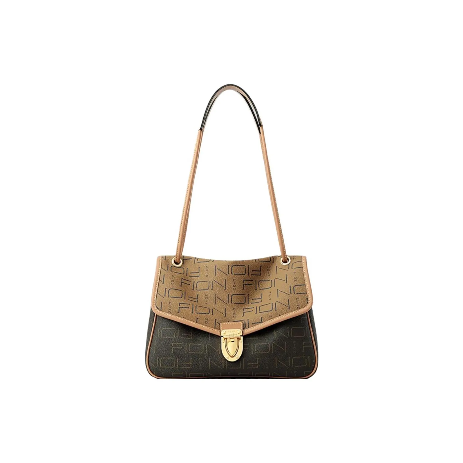 FION PVC Сумка через плечо для женских кофе карамель