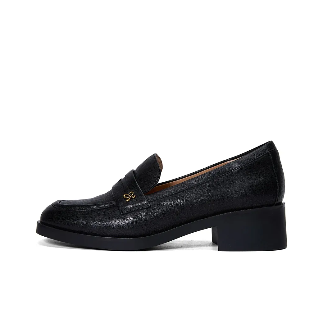PT'SON Loafers 4.4cm Women's Black