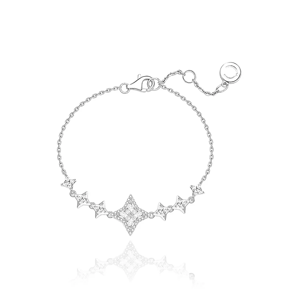 Kelanxi Медный Циркон Браслеты Женские