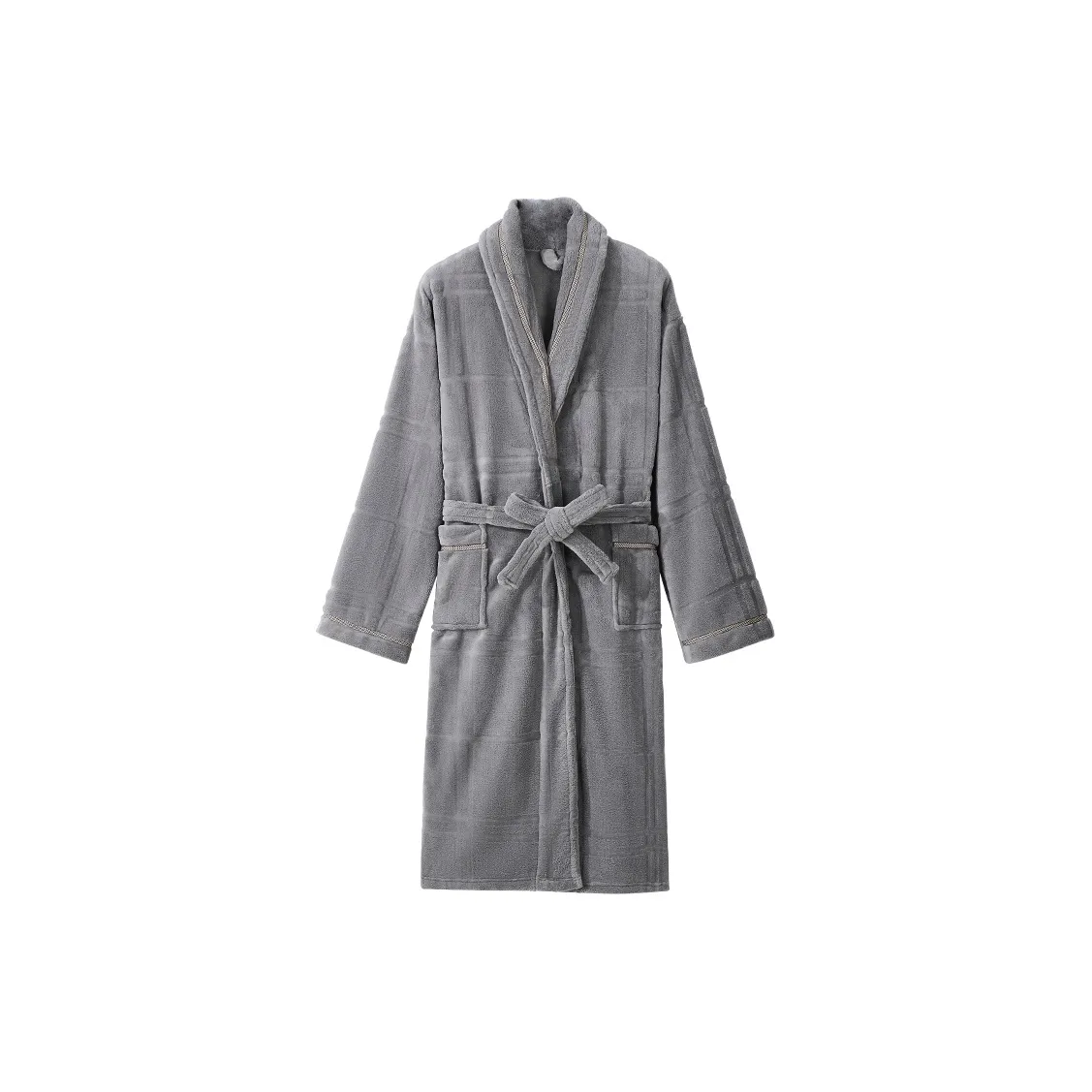H YXIANG Серый Мужской Халат для ванной