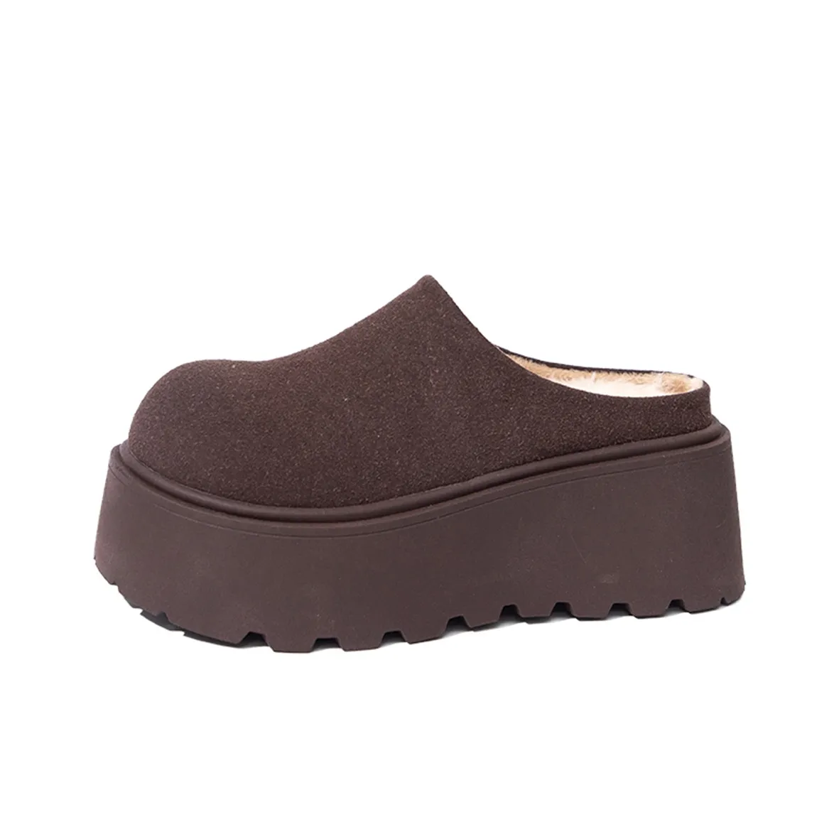 La Chapelle TPR подошва устойчивая к истиранию домашние тапочки женские коричневый