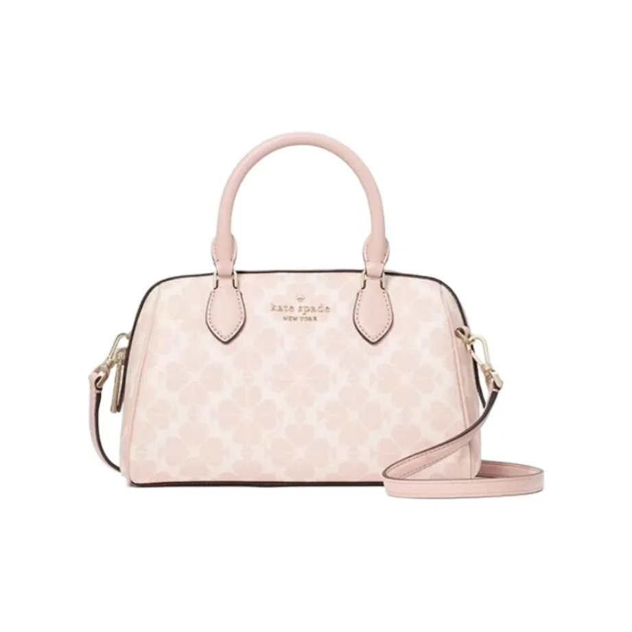 Kate Spade Flower Artificial Leather Crossbody Handbag Trumpets Women's Smoky Rose Multicolor