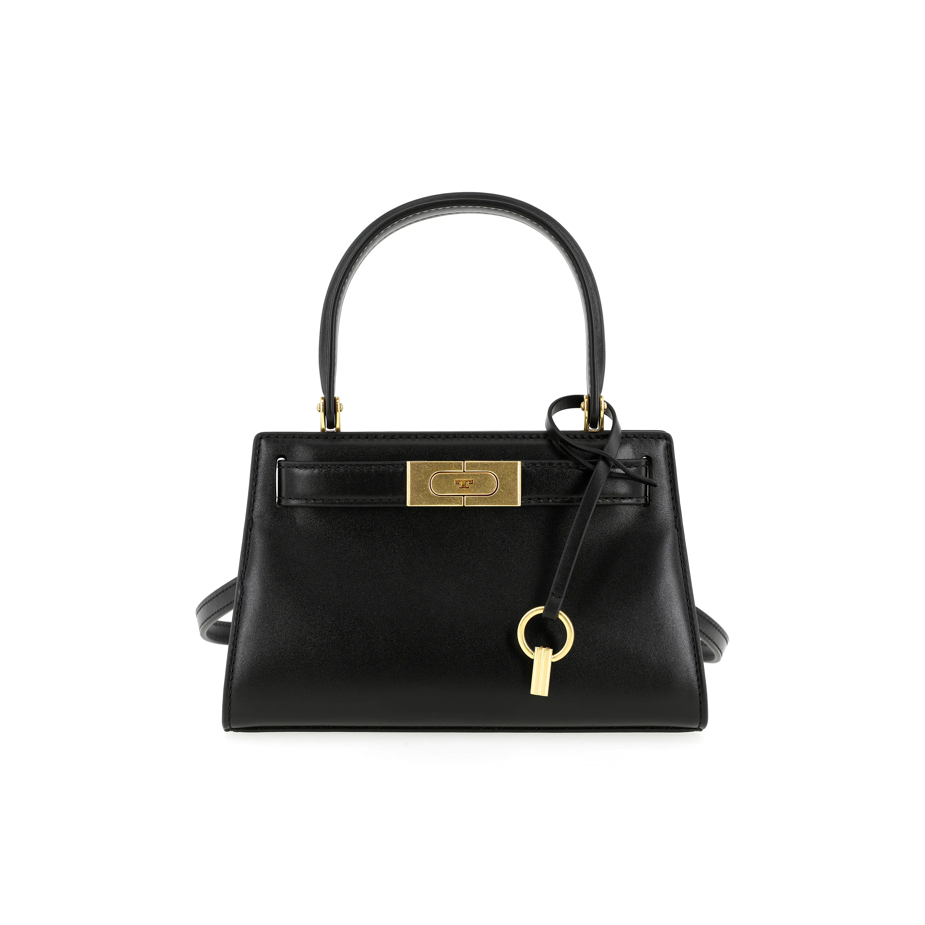 TORY BURCH Lee Radziwill Cow Leather Handbag, Shoulder Bag, Crossbody Bag Mini Women's