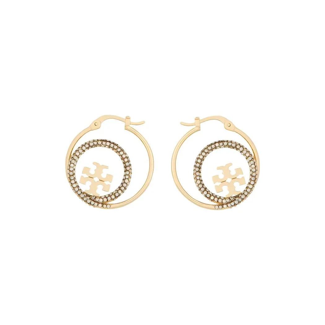 TORY BURCH Glass Earrings Women's Gold