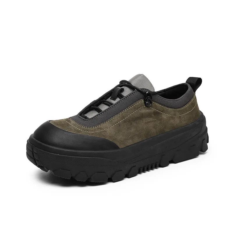 Angelmi противоскользящий устойчивый к истиранию низкий топ кэжуал мужской кофейный