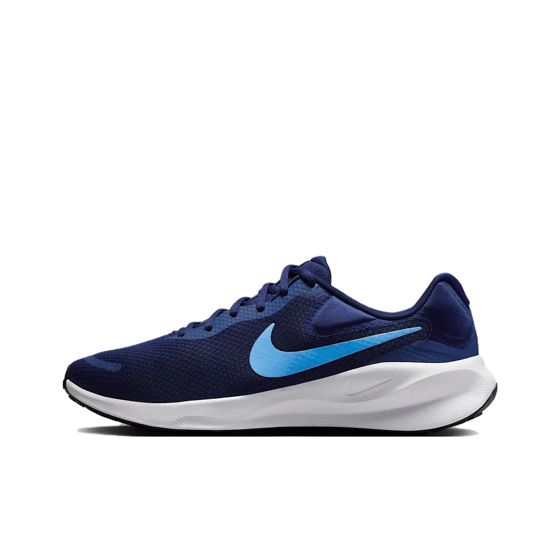 Nike REVOLUTION 7 Support Low Top Casual City Commute Running Shoes Men's Blue Найк REVOLUTION 7 Support Низкий Топ Повседневный Городской Коммутирование Беговые Кроссовки Мужские Синий
