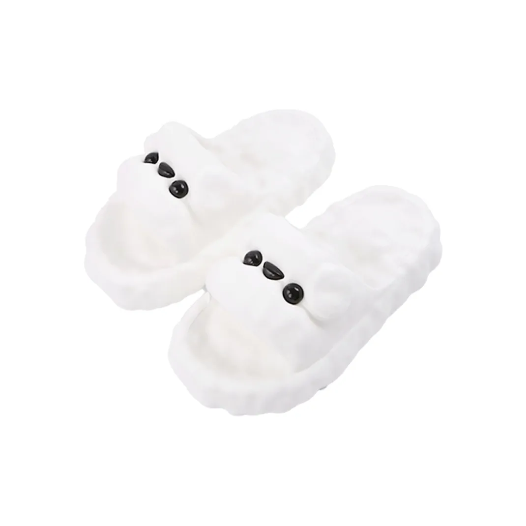 Thin Strips Home Slippers Womens, Cream Apricot