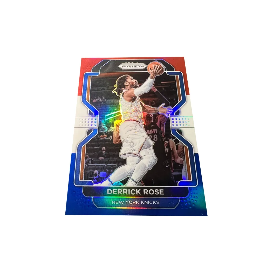 PANINI New York Knicks Derrick Rose Трехцветная голографическая карта High END Игровая карта Редкая карта Спортивные карты 1 шт
