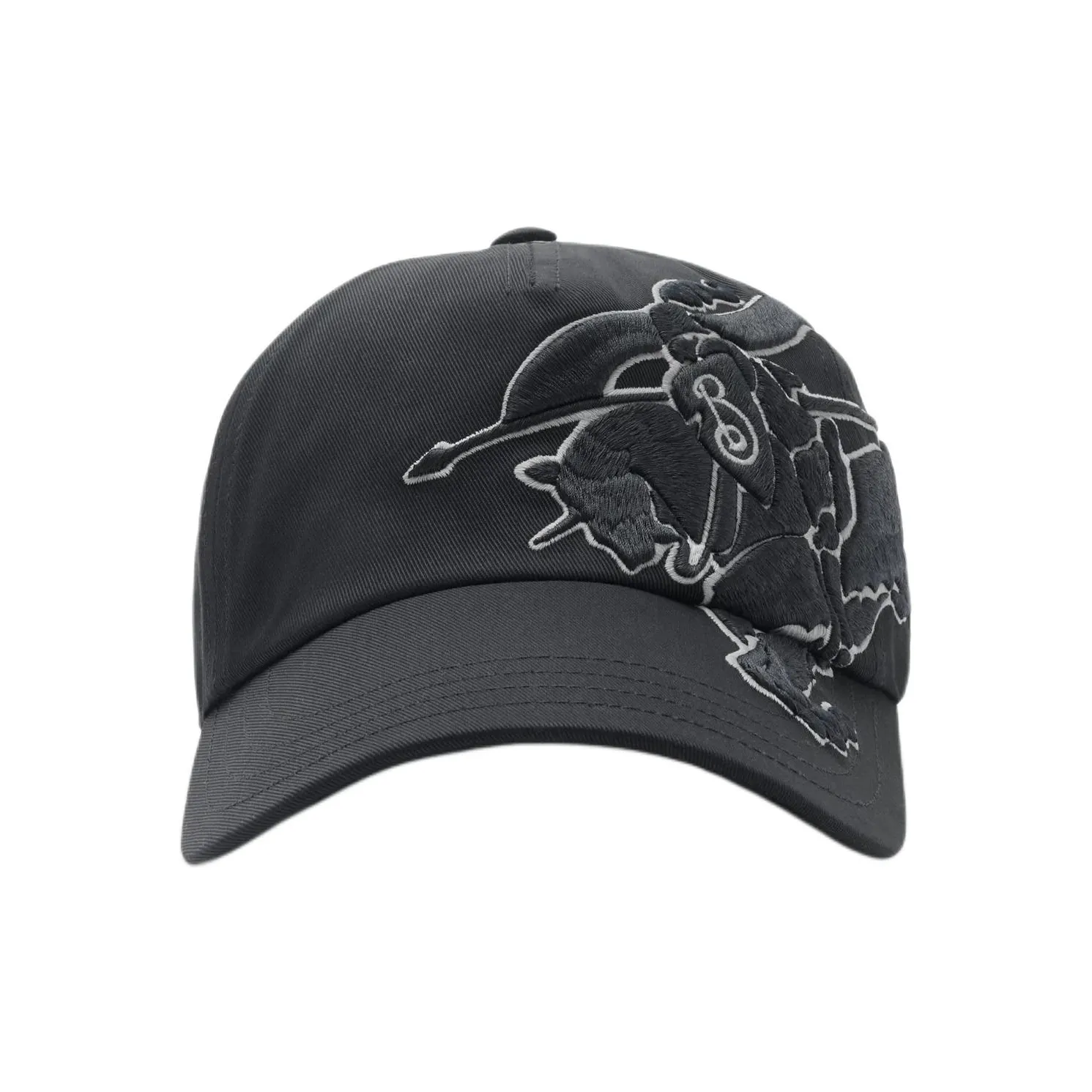 Burberry Polyester Baseball Caps Men's Charcoal