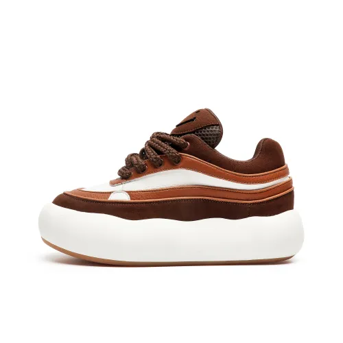 Hong Kong Meng Кроссовки для скейтбординга Low Top Коричневые Мужские