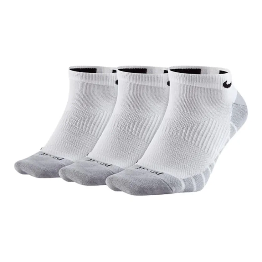Низкие носки Nike унисекс 3 упаковки белые