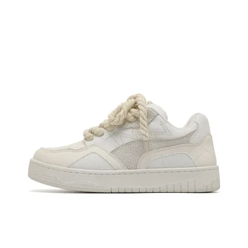 Hong Kong Meng Кроссовки для скейтбординга Low Top Бежевые Унисекс