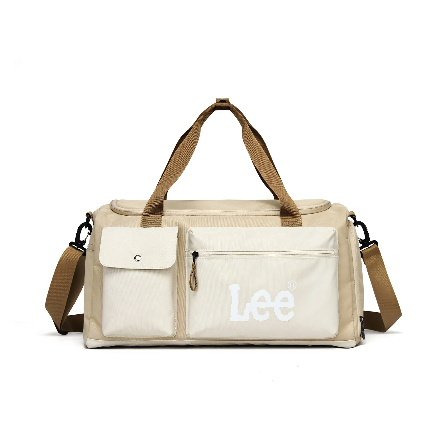 Ли совместный модель ткань через плечо спортивная сумка унисекс хаки