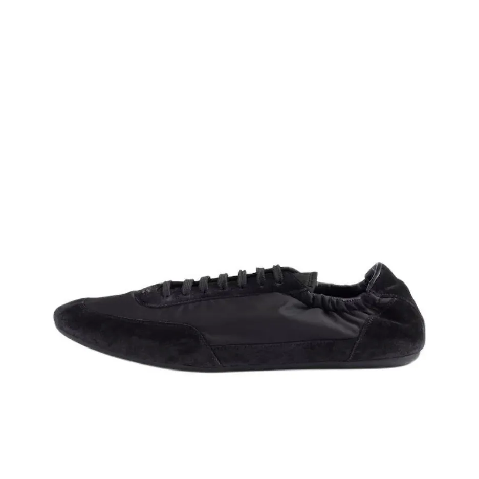 PRADA Collapse Low Top Casual Shoes Women's Black
