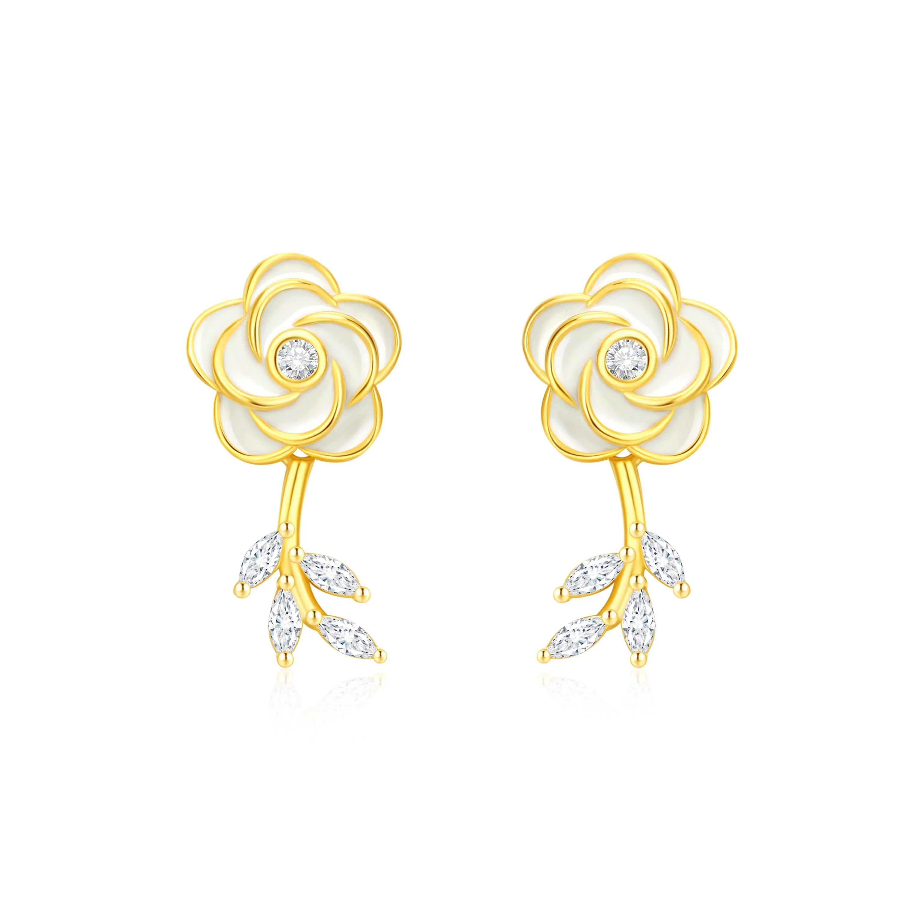 ZSY S925 Earrings Women's Box Good Luck