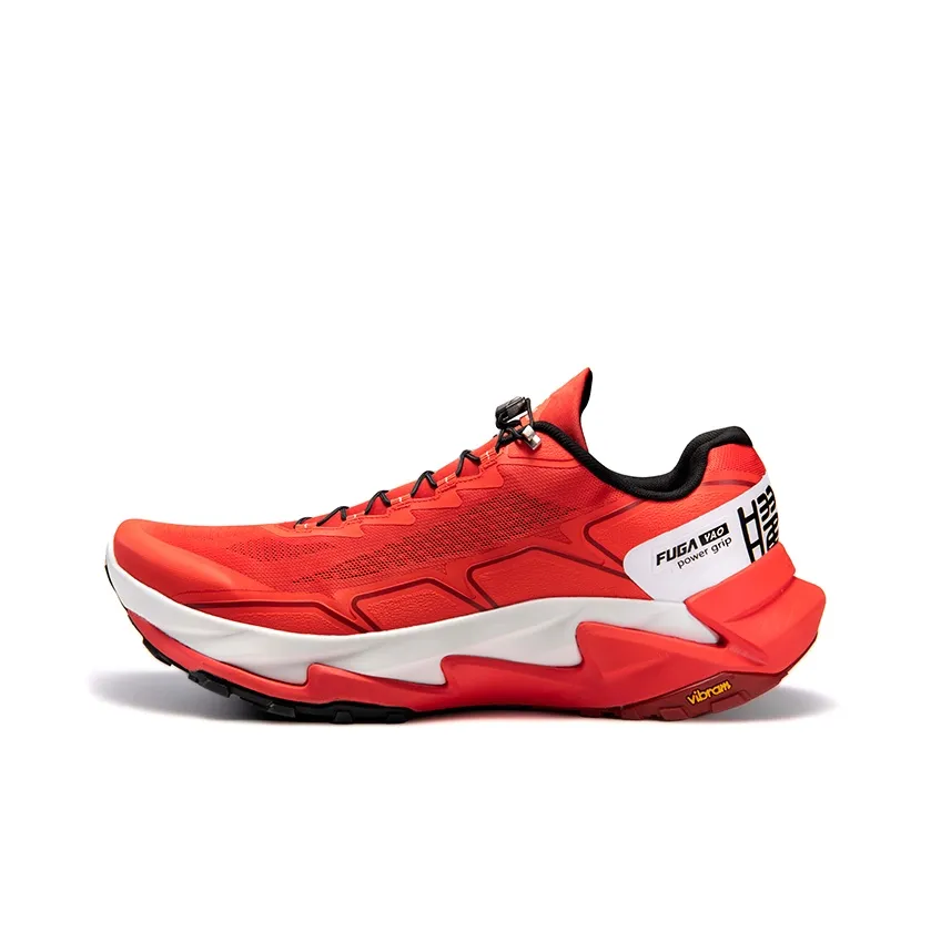 KAILAS FUGA YAO Outdoor Anti Twist Carbon Core Cushioning Slip Resistant Trail Running Hiking Shoes, Tomato Red