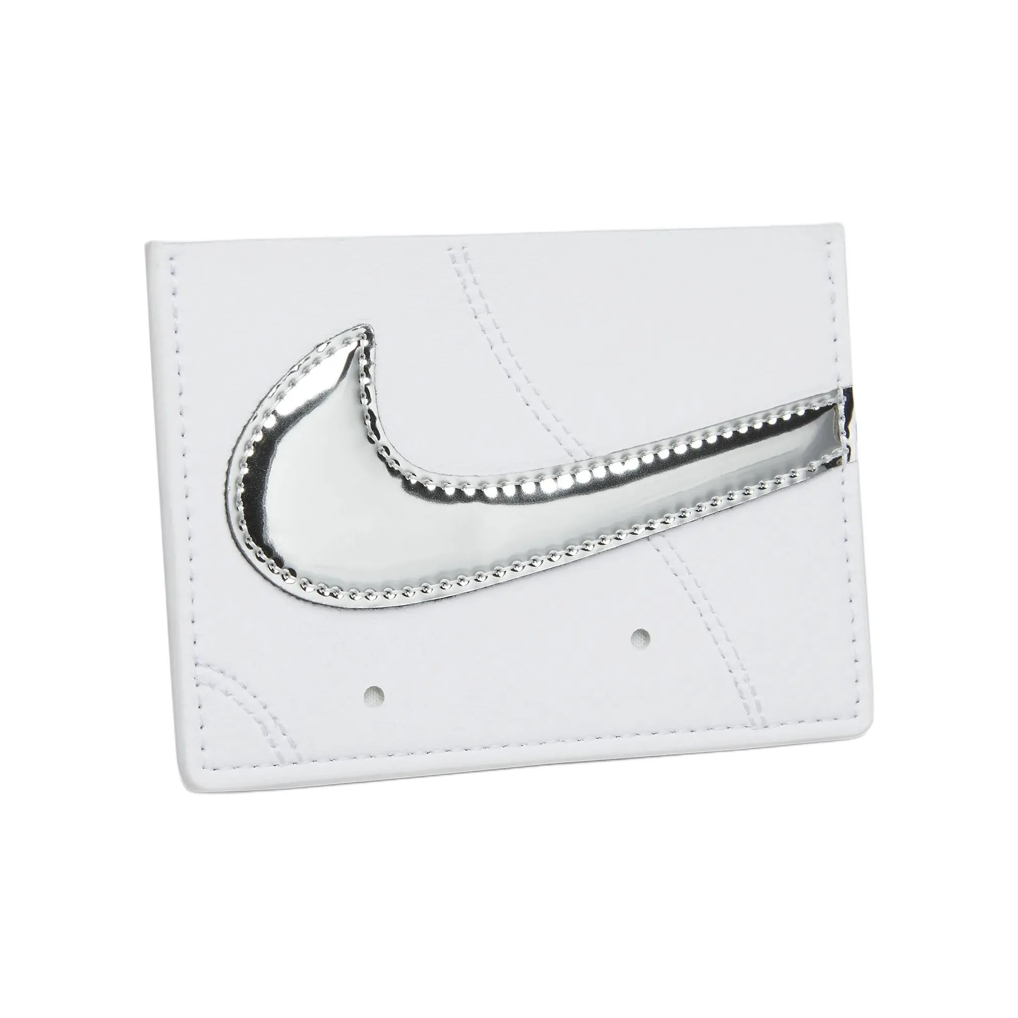 Nike Card Holders White & Metallic Silver