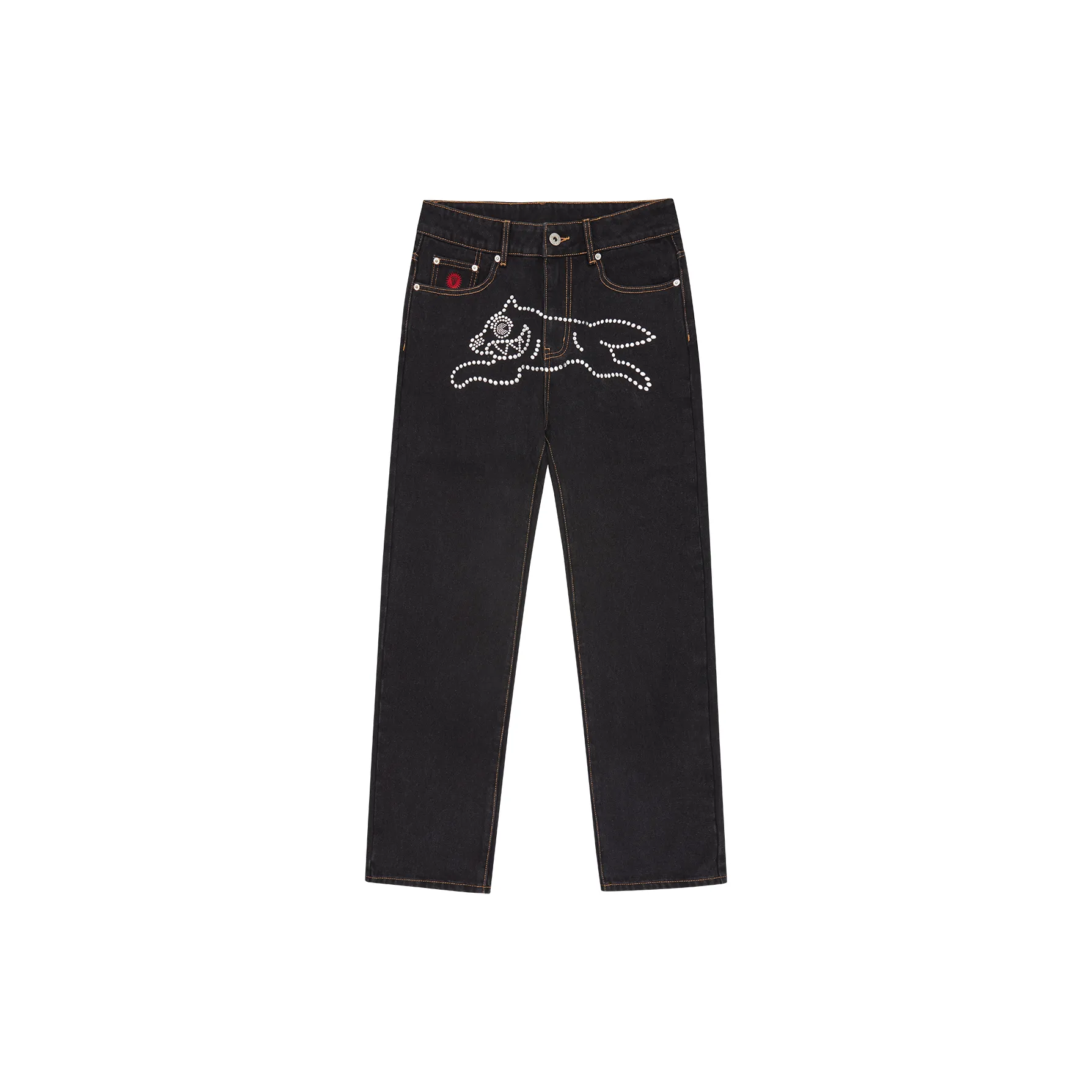 ICECREAM SS25 Jeans Unisex Black