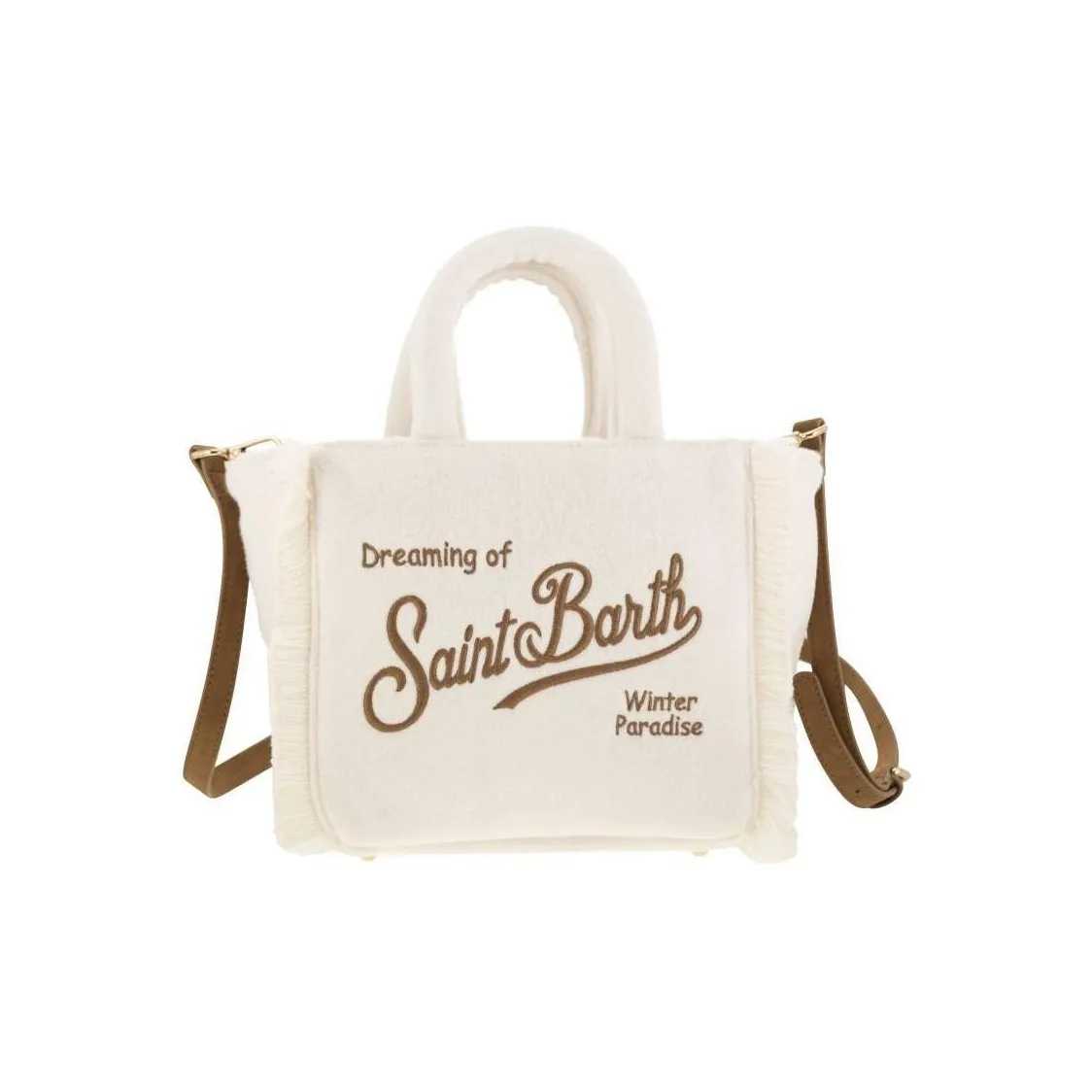 MC2 Saint Barth Vanity Fringed Mini Tote Bag