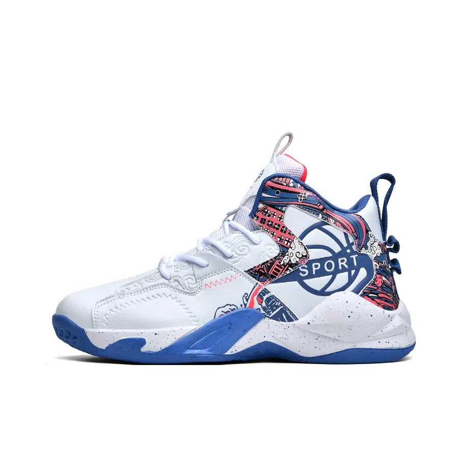 CAMKIDS Противоскользящие Анти-KICK Водонепроницаемые Усиливающие рост MID Топ Детские баскетбольные кроссовки Для подростков