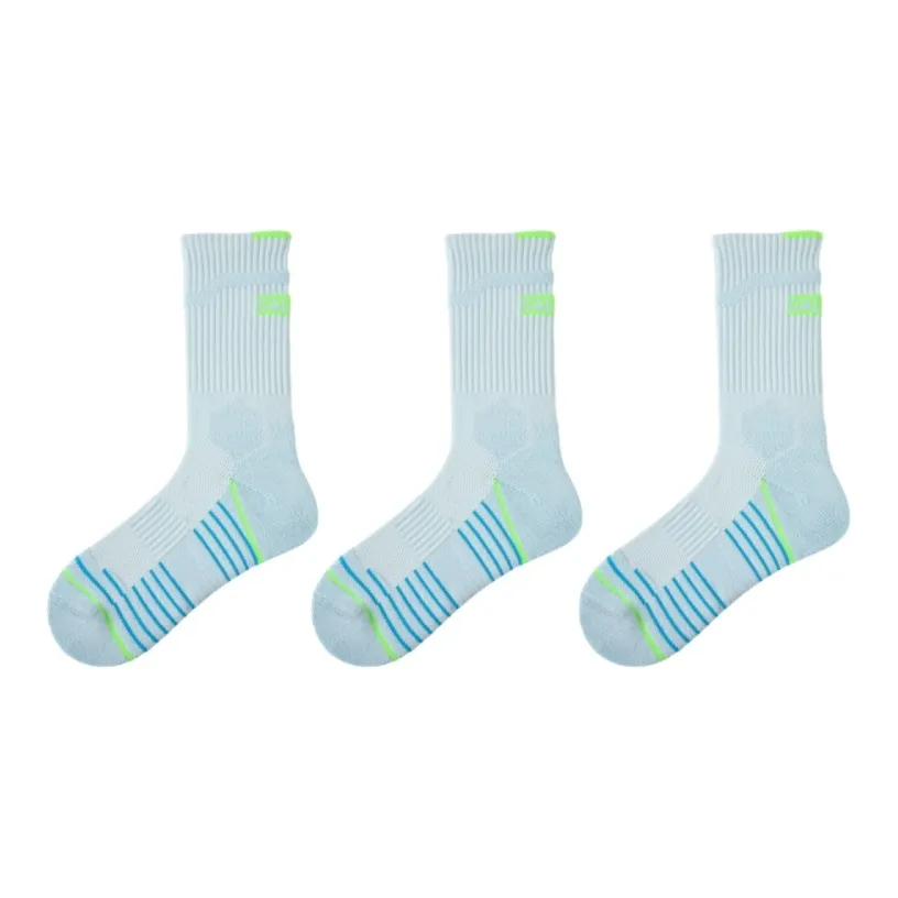 Vine Color Носки Crew Унисекс 3 упаковки Светло-синий