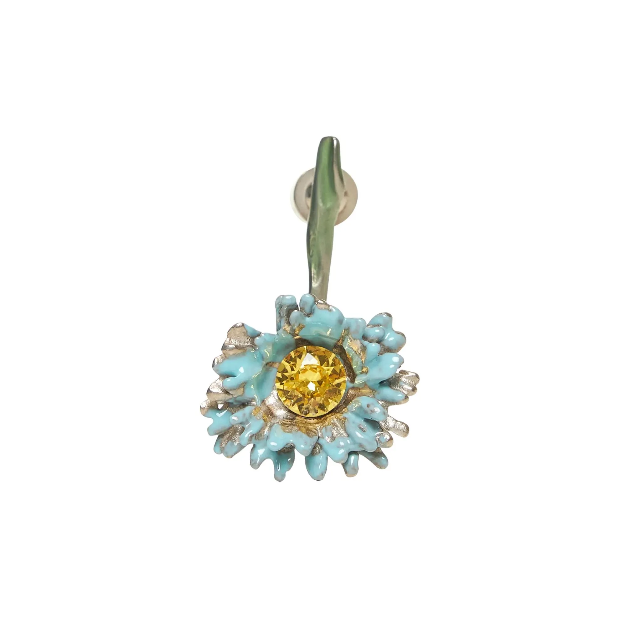MARNI Embellished Flower Pop Drop Earring