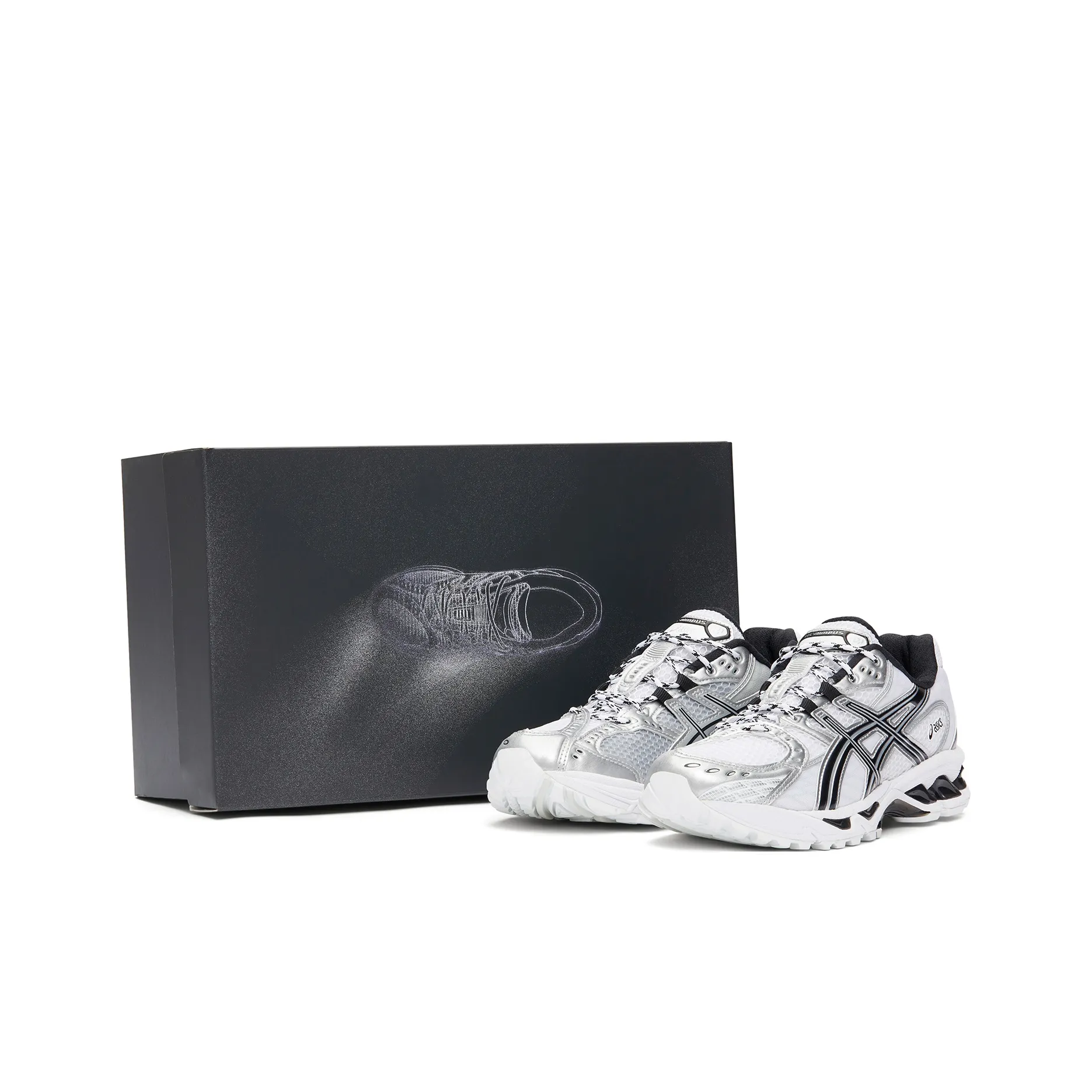 Asics Gel Nimbus 10,1 Low Топ Беговые кроссовки Унисекс Белый Серый