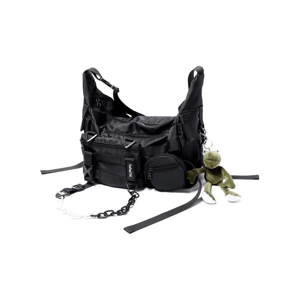 VIHUS Нейлоновая Сумка через плечо Стандартная Мужская Черная