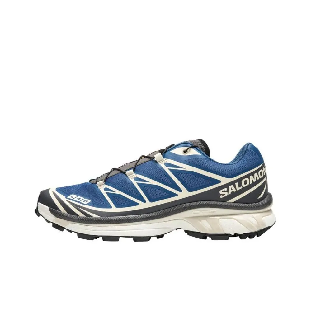 SALOMON XT 6 Wear resistant Non slip And Breathable Low Top Casual Shoes Unisex Blue