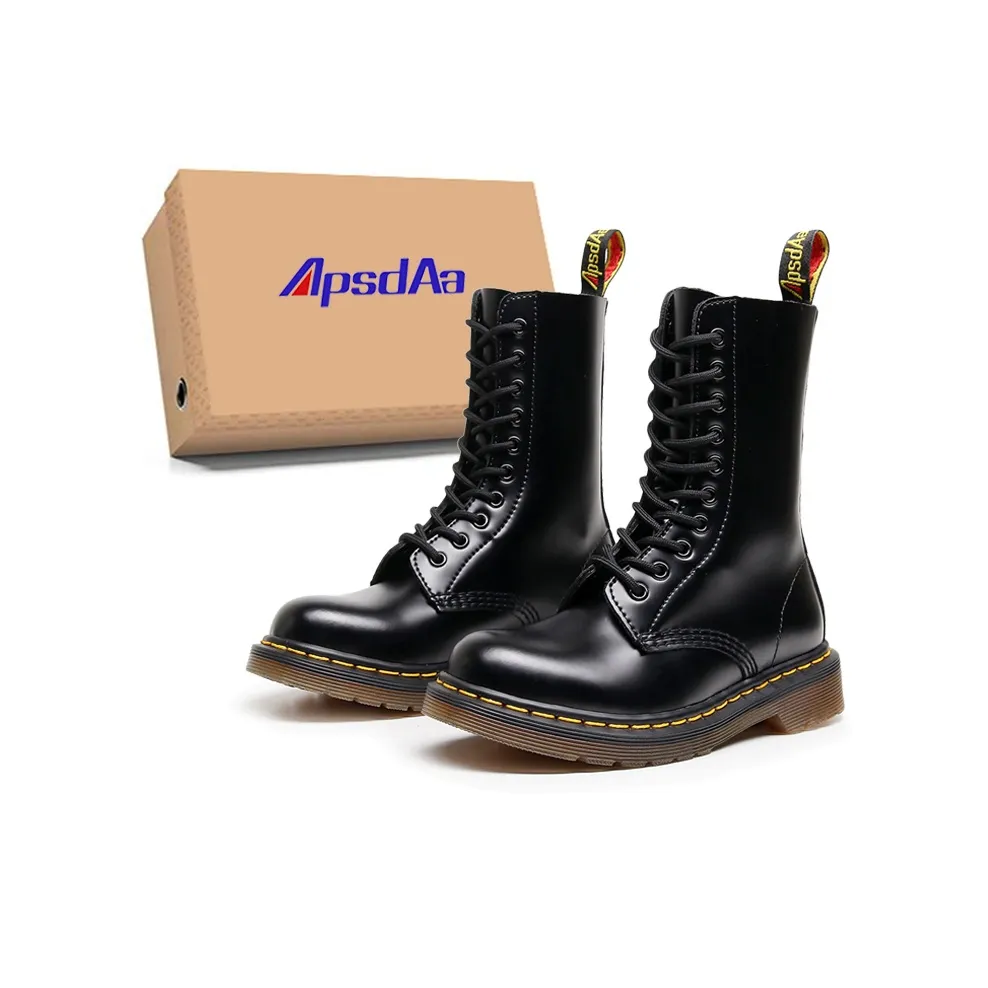 ApsdAa x SITULANG Crew Мартин Boot Унисекс Черный