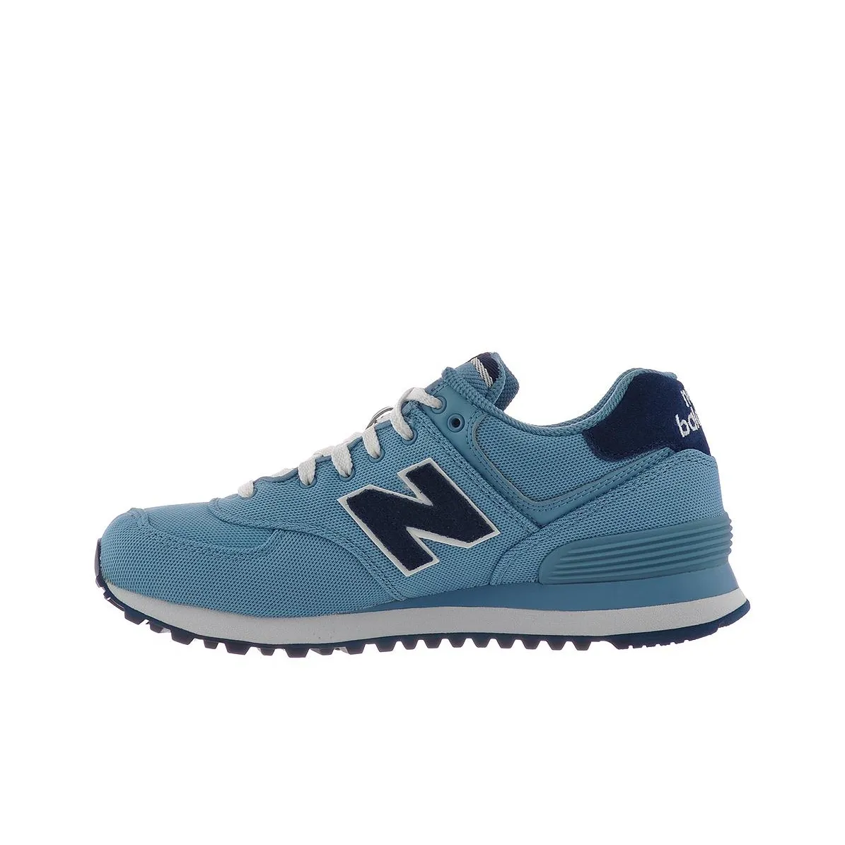 New Balance NB 574 Low Top Running Shoes Women's White Blue