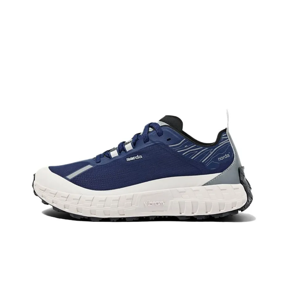 NORDA 001 Износостойкие Дышащие Низкие Кроссовки для Беговых Пути Мужские Синие