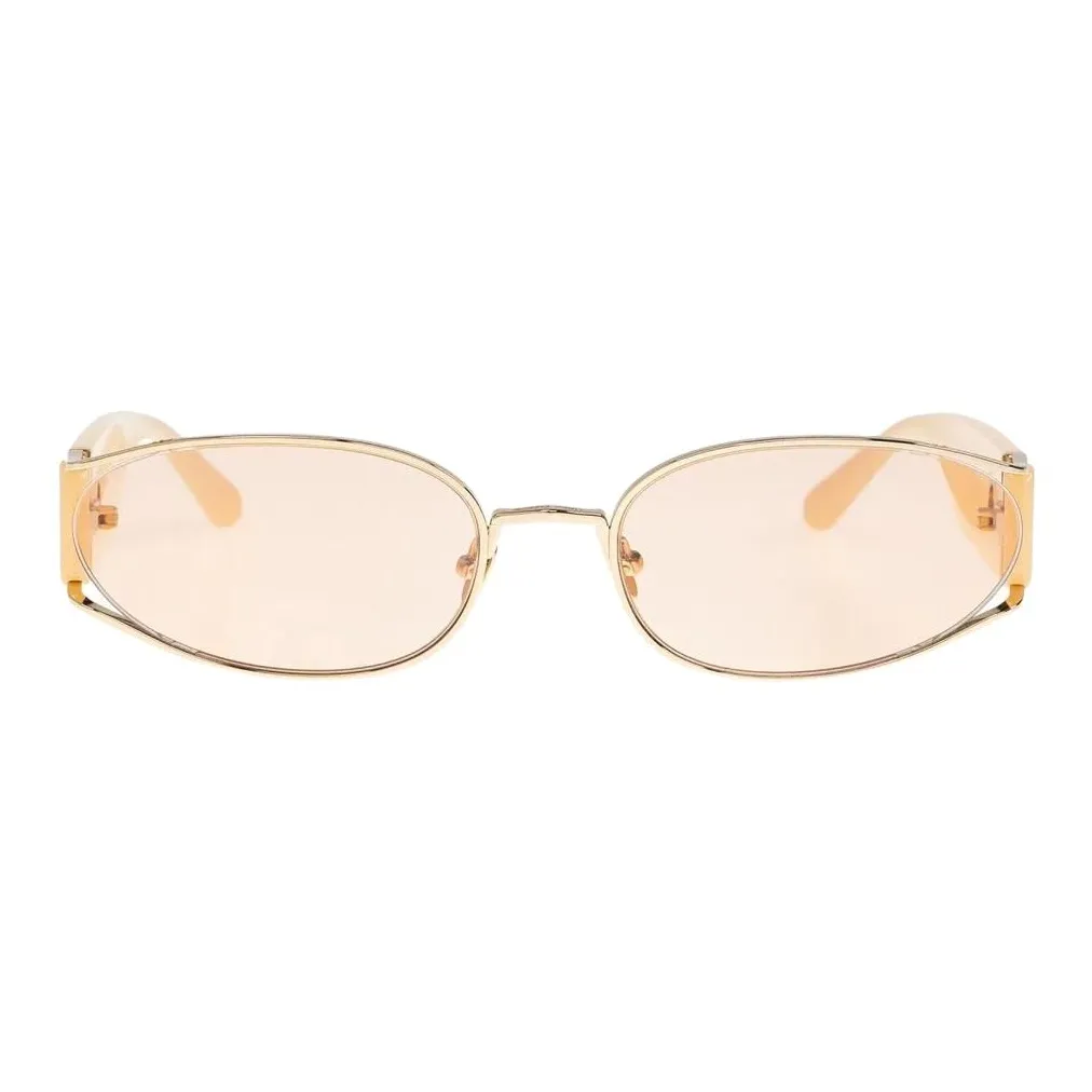 Linda Farrow Shelby Oval Frame Sunglasses