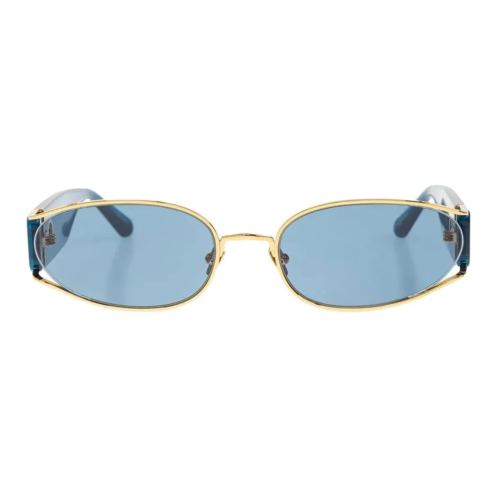 Linda Farrow Shelby Oval Frame Sunglasses