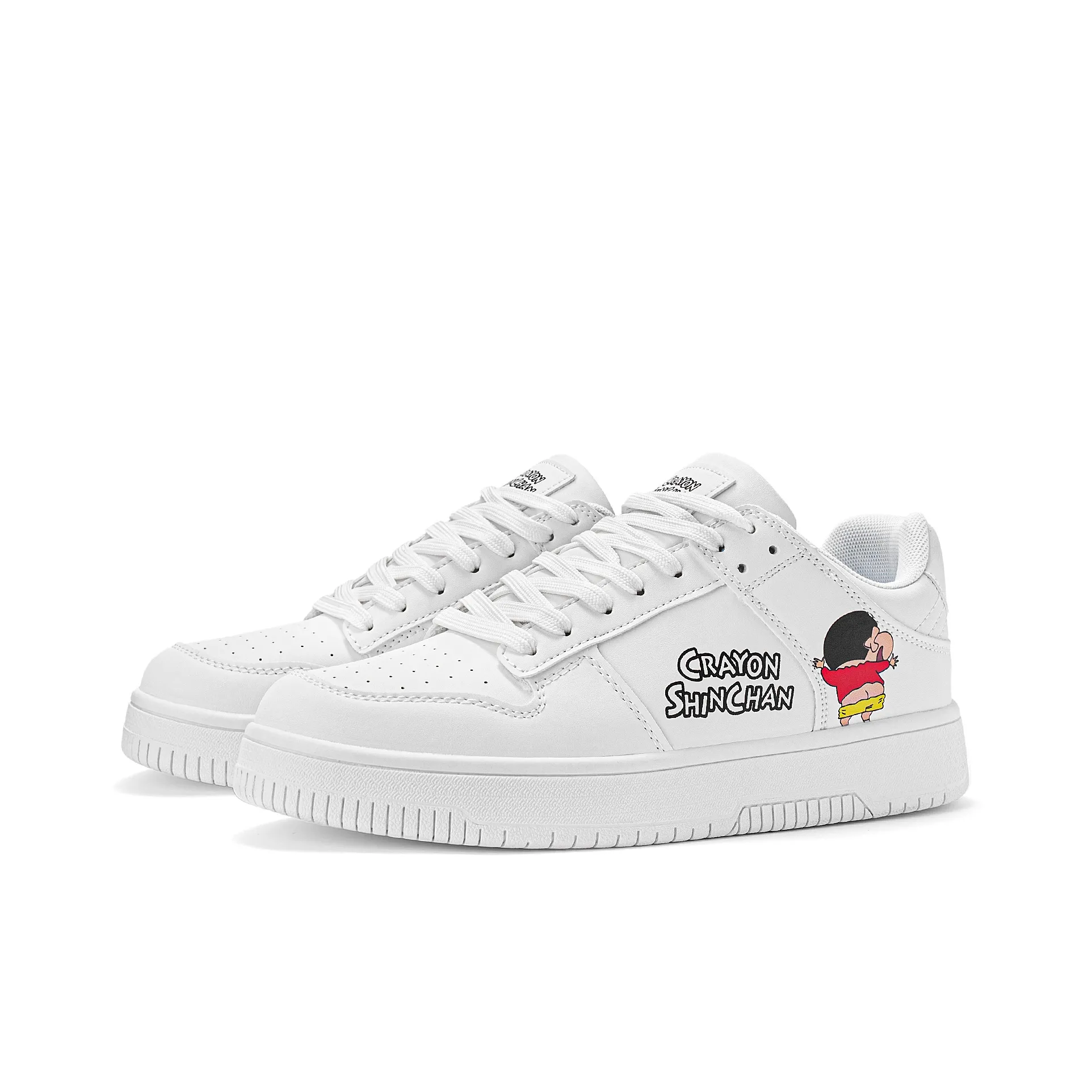 Crayon Shinchan Thermal Slip Resistant And Abrasion Resistant Low top Skateboard Shoes Unisex