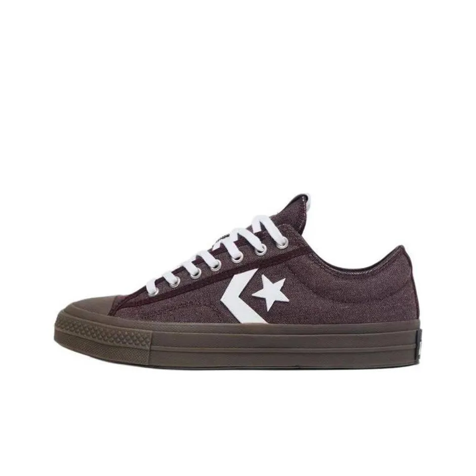 Converse Star Player 76 Low Top Canvas Shoes Unisex Brown