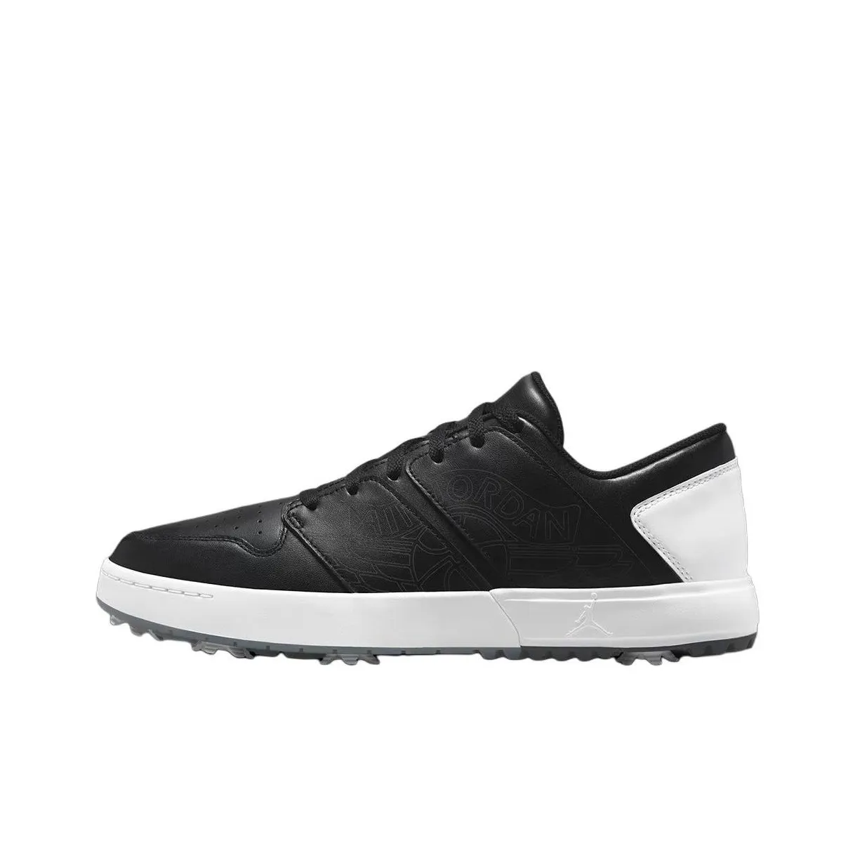 Джордан Nu Retro 1 Нижняя юбка Устойчивая к истиранию Низкий топ Обувь для гольфа Мужская Черно-белая панда